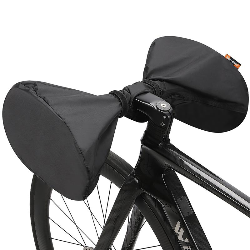 

WEST BIKING YP0719375 Bicycle Handlebar Cover 210D Nylon Road Bike Handlebar Dust Cover A