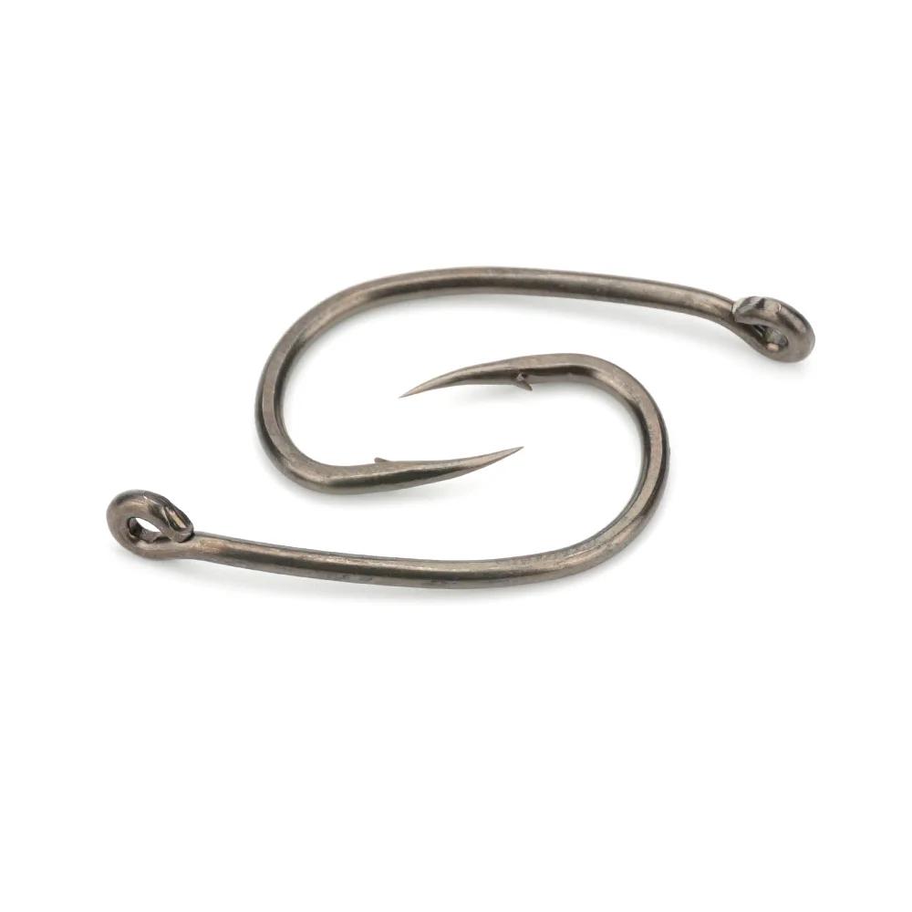 500pcs Per Bag Micro Barbed Fish Hook With Eye PTFE Coated High Carbon Stainless Steel 8035 Carp Fishing Accessories
