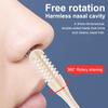 Yousheng 2/4/8Pcs Nasal Hair Cutter with Ear Picker Double Blade Nose Hair Trimmer 360-degree Rotation Mini Nasal Hair Razor for Women Men
