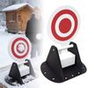 Automatisches Schneeballziel - Wiederverwendbare Winter-Outdoor-Übungstafel für den Hinterhof & Training, Kunststoff Auto-Resetting Erwachsenenspiel