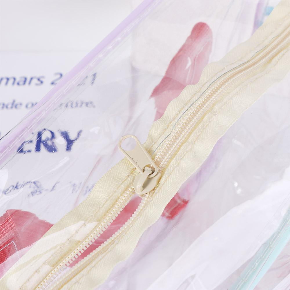 Large Capacity PVC Tote Bag Transparent Makeup Bag Waterproof Beach Bag Waterproof Storage Bag