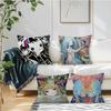 ANIME K-Kikuos Art Album   Maple Design Cushion Cover Happy Autumn Harvest decor Holiday Decorati Pillow Cover