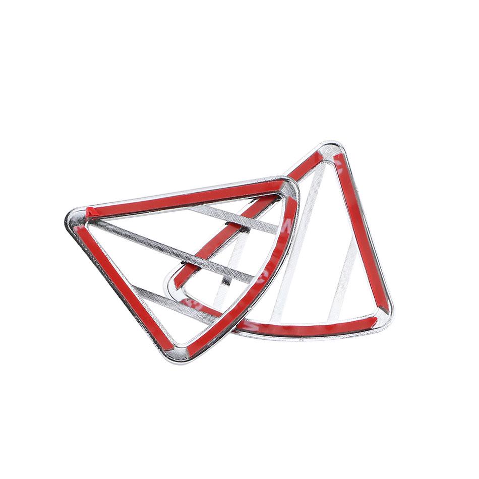 For Hyundai I25 Verna Solaris 2012 2013 2014 2015 AC Outlet Trim Front Air Conditioning Vent Cover 2Pcs Sticker Accessories