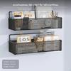 Bathroom Wall Mounted Shelf, NoDrill Storage Rack, Iron Organizer, MultiSize