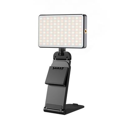 Zweifarbiges LED-Licht Tragbares Vlog-Licht mit 1/4-Zoll-Gewindelöchern 120 Perlen CRI über 95 2500 K-9000 K