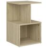 Nightstand Sonoma Oak 35 X 35 X 55 Cm Engineered Wood