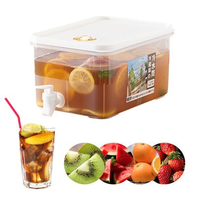 3.5/5L Beverage Dispenser with Faucet Fridge Cold Water Jug Date Indicating Adjuster Large Capacity Leakproof Kitchen Supplies