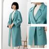 Yiliteng Women's Double-Faced Pure Wool Belted Mid-Length Coat YTMDG9069