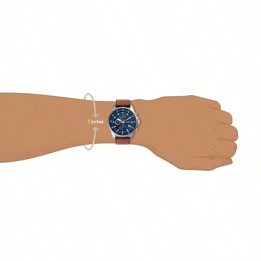 Fossil Dillinger Chronograph Watch (Blue Dial) Men's Model LFs5675