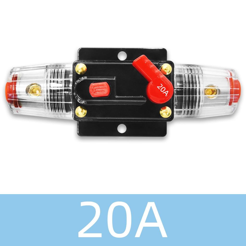 1PC Circuit Breaker Reset Waterproof Circuit Breaker For Car Audio System 20a To 300a Car Fuse Switch Circuit Breaker Fuses4