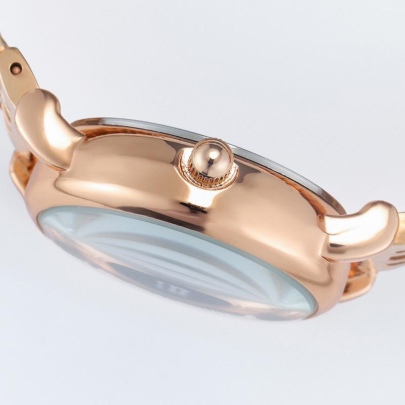 Calendar Steel Belt Quartz Watch Fashion Business Style Stainless Steel Watch Ladies Niche Premium Watch