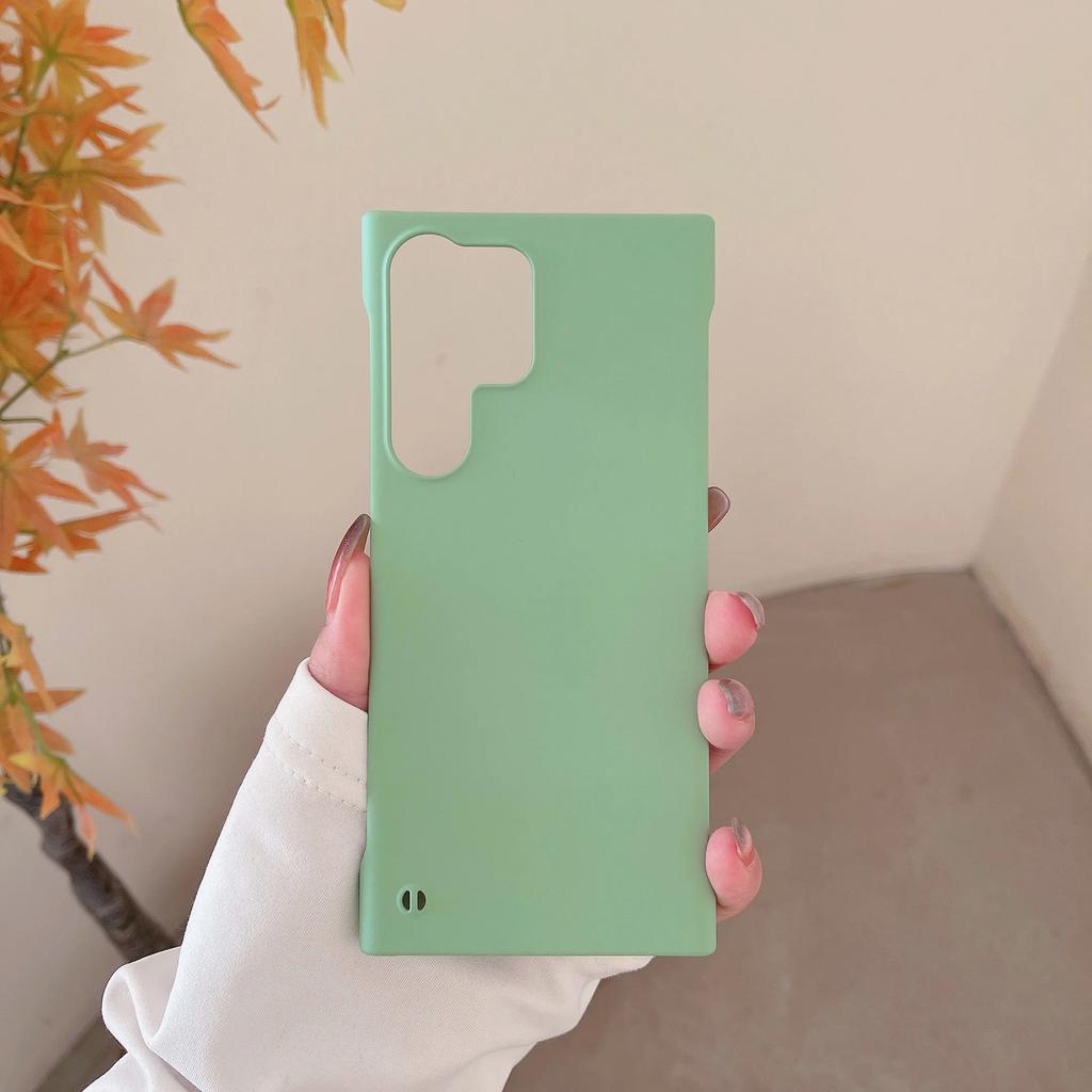 Slim Frameless Phone Case For Samsung Galaxy S24 S23 S22 S21 S20 FE S10 Note 20 Ultra 10 Plus Plastic Hard Matte Back Cover T03