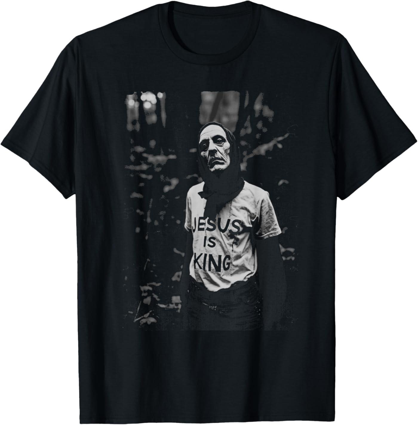 Southern Gothic Religious Folk Horror Dark Faith T-Shirt S разноцветный