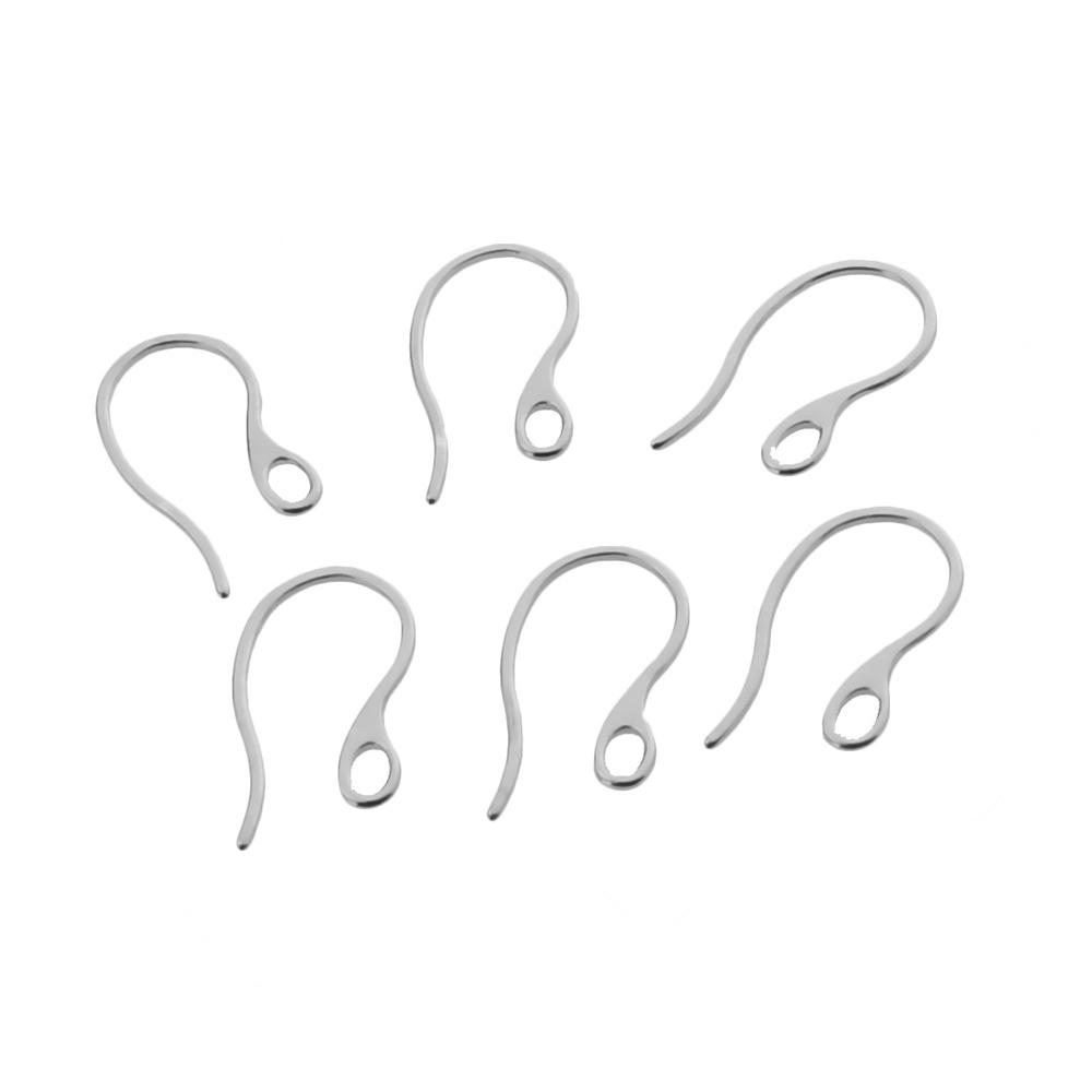 100pcs/lot(50pairs) Stainless Steel DIY Earring Findings Clasps Hooks Jewelry Making Accessories Earwire