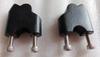 Handle Bar Riser Angled Mount Clamp Set For Royal Enfield Interceptor 650 @Vi