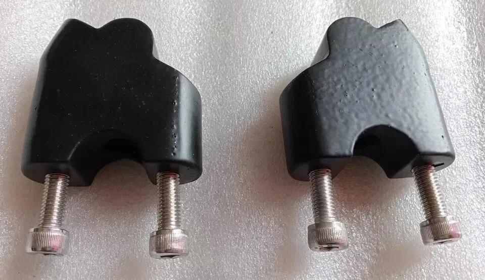 Handle Bar Riser Angled Mount Clamp Set For Royal Enfield Interceptor 650 @Vi