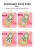 Kids' Interactive Cartoon Steering Wheel Toy for Rear Seat