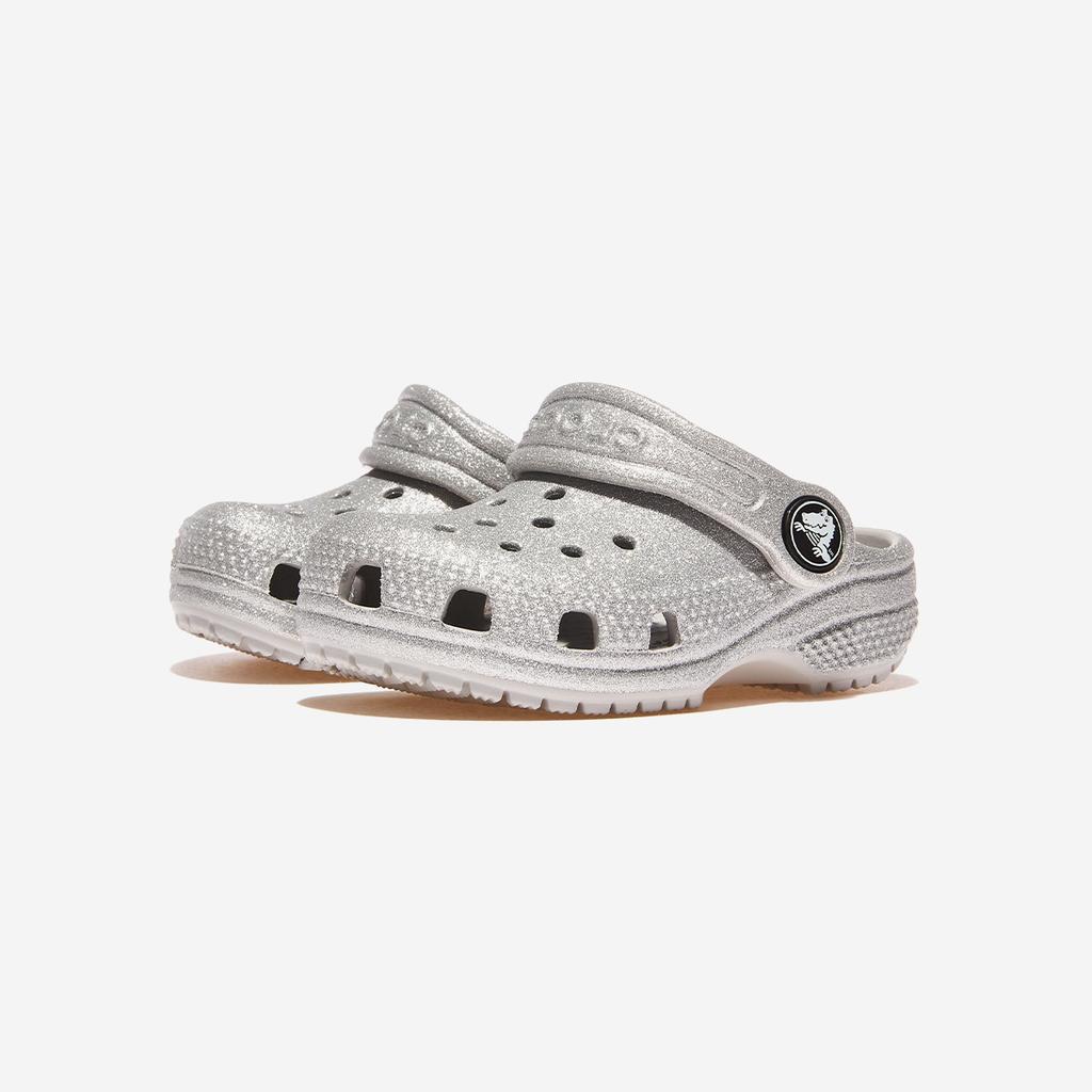 Crocs Classic Glitter Clog Toddler, CRS206992, 1010104323, Popular Korean Shoes