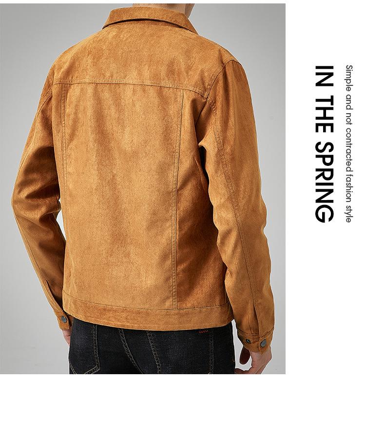 Herrjacka i borstat mockatyg - Brittisk stil, Vår/Höst Trend