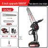 Rechargeable Handheld Lithium Electric Chainsaw - Compact, Wireless, One-Handed Use for Household and Outdoor Tasks