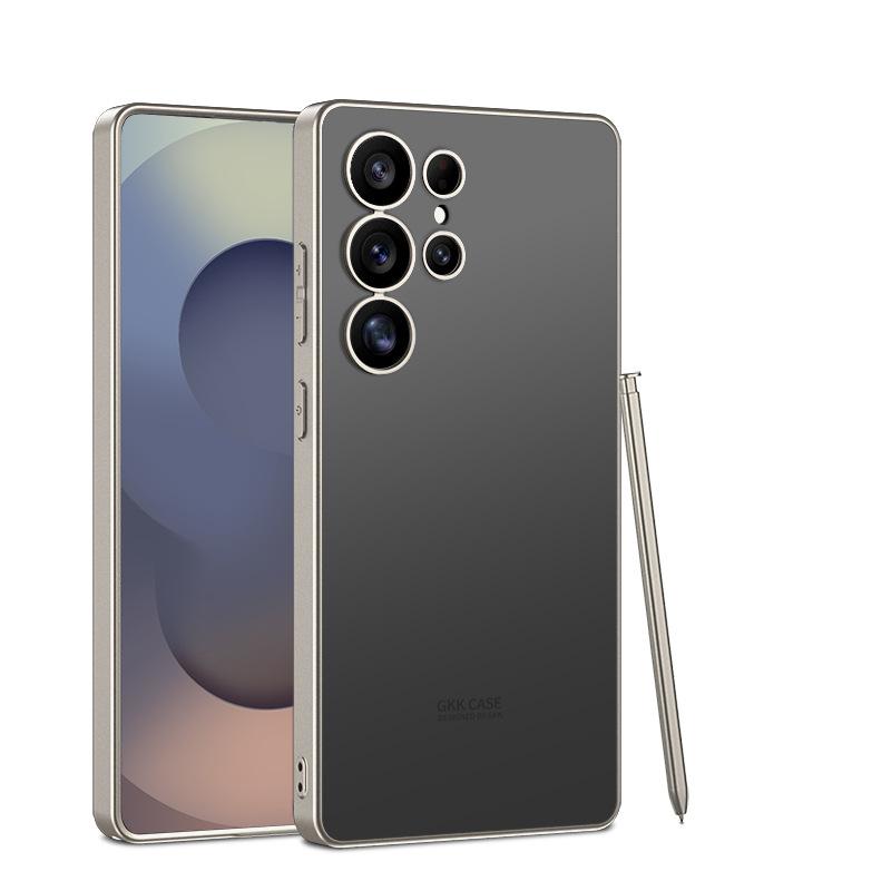 Suitable for Samsung S25 Ultra Mobile Phone Case AG Skin Feeling Galaxy S25U Protective Case Simulation Bare Metal Feel Ins