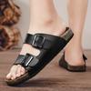 Fashion CYYTL Mens Slippers Casual Outdoor Beach Shoes Sandals Summer Walking Slides Comfort Lightweight Designer Leather Fashion Luxury