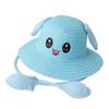 Bunny Ears Straw Hat Hat Cartoon Cute Comfortable Sun Protection Cute Children