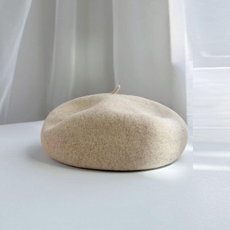 Женский шерстяной берет 54cm (Small Head)