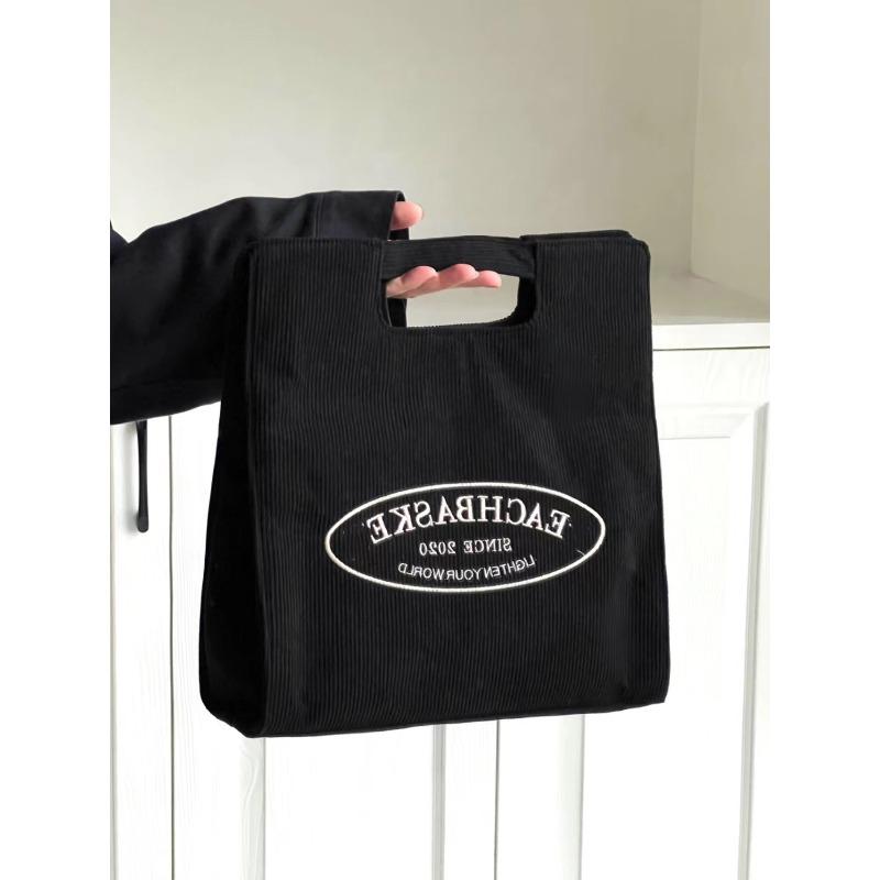 

Large-capacity class commuter bag women s new old literary blue canvas women s bag versatile single shoulder messenger tote bag чорний