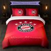 Set Biancheria da Letto Personalizzato Bayern Monaco con Nome Testo 1 Copripiumino+2 Federe Logo Calcio Regalo Personalizzato per Occasioni Speciali Decorazione Camera da Letto