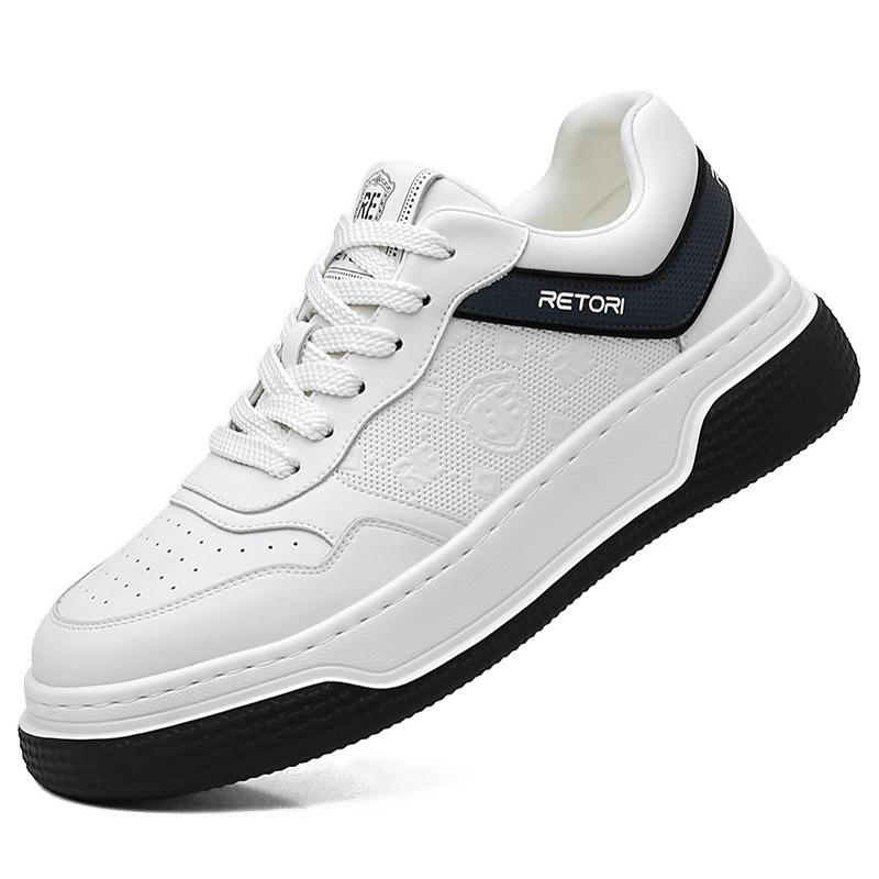 New Spring Men's Board Shoes Casual Shoes Korean Version Trend Breathable Versatile Sports Board Shoes White Shoes Men's Shoes
