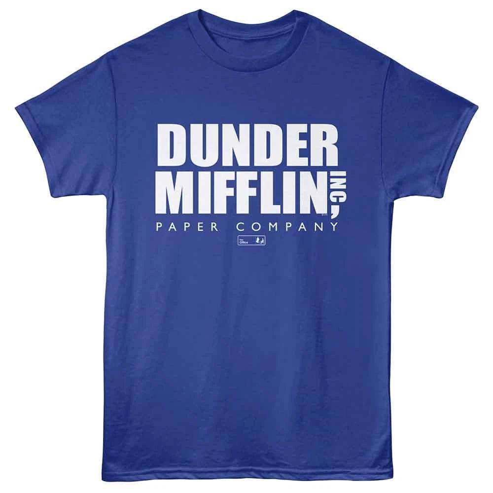 The Office - Dunder Mifflin Logo -  Short Sleeve Children s T-shirt - Royal 130