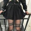 Summer Thin European and American Style Black Any Cut Stockings B Letter Print Pantyhose C Letter NO Base Stockings