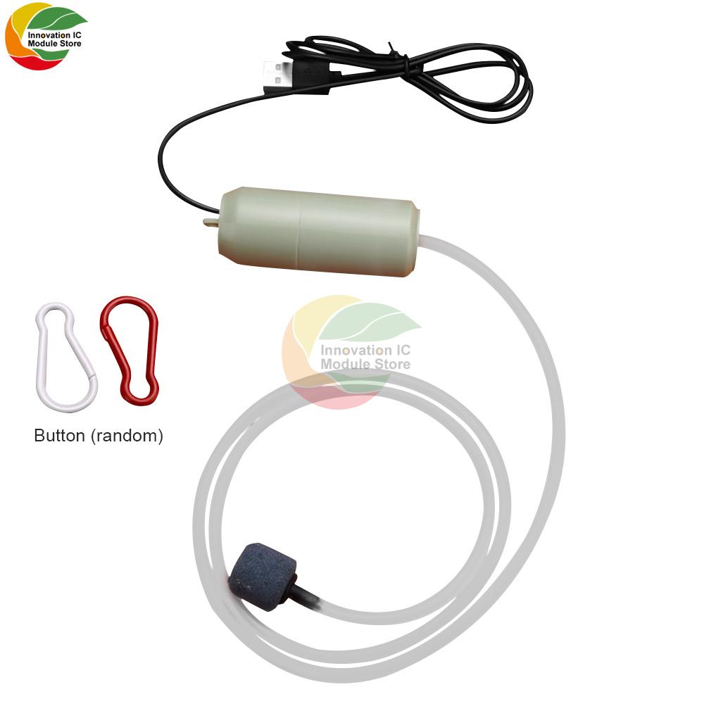 

Aquarium Oxygen Air Pump Fish Tank USB Silent Air Compressor Aerator Portable Mini Small Oxygenator Aquarium Accessories 5v 1W зелений