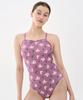 Loseuteuinseoul Happy Ducky One-Piece Swimsuit Purple