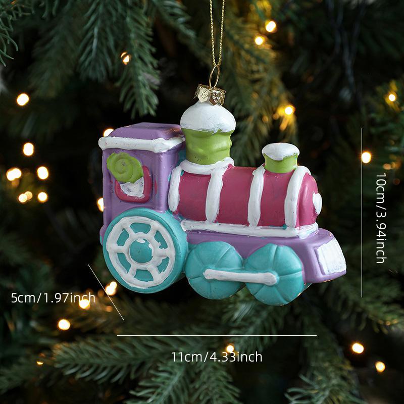 Christmas Tree Hanging Ornament New Year Xmas Tree Pendant Snowman Candy House Cake Hanging Decoration Navidad Gifts