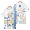 Blue Archive Asuma Toki Ichinose Asuna Summer Clothes Anime Cosply Short-sleeved T-shirt