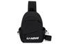 Sports Life Collection Polyester One Shoulder Crossbody Sling Bag Regular Unisex Black ABDU167-2