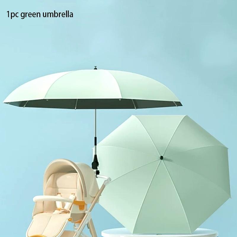 Universal Stroller Umbrella with UV Protection, Baby Stroller Parasol 85cm Diameter with Umbrella Clip Fixing Device,1PC
