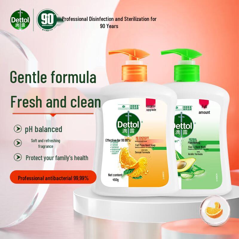 

Dettol Plant & Natural Moisturizing Hand Wash Duo