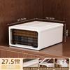 Transparent Plastic Drawer Storage Box Bedroom Closet Organization Large Capacity Dustproof Clothes Organizer PP Material