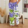 Men's Allover Printed Home Pants Sleeping Pajama Pants Long Pants Pajama Pants