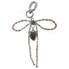 Stylish Heart And Bows Jewelry Alloy Keyring Fashion Keychain Bag Pendant Adds Charm To Outfits For Women