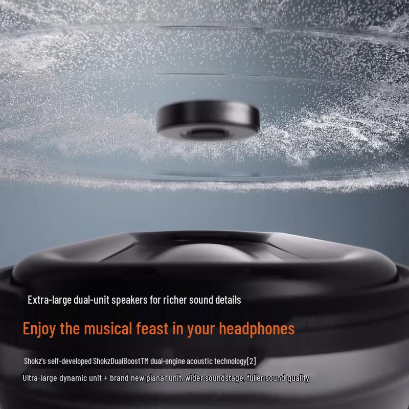 Shokz OpenFit 2+ T921 Open-Ear Bluetooth Sport Headphones