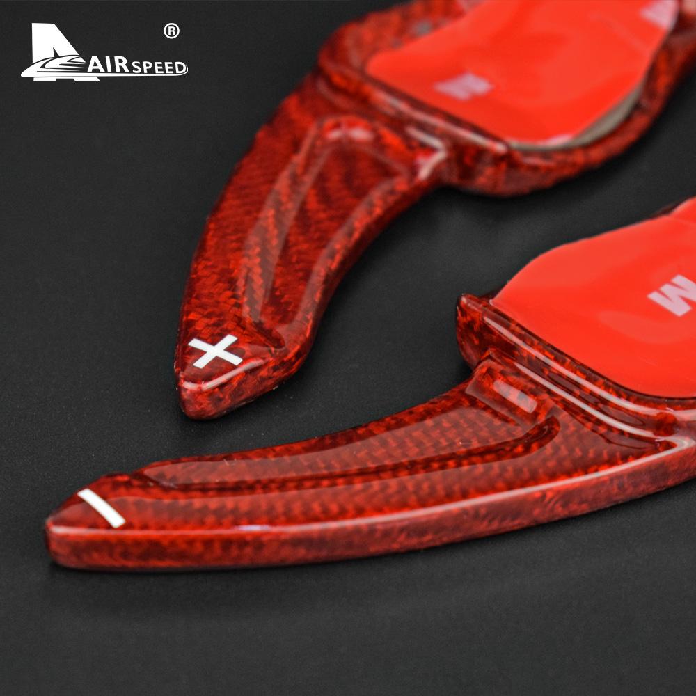 Carbon Fiber for Volkswagen VW Beetle Sharan CC Scirocco Tiguan Touareg Golf 6 Accessories Car Steering Wheel Extension Paddle