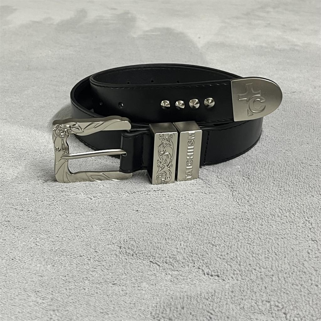2026 Rivet Punk Vintage Leather Belt Man Woman Hip Hop Gothic Pu Leather Waist Belt