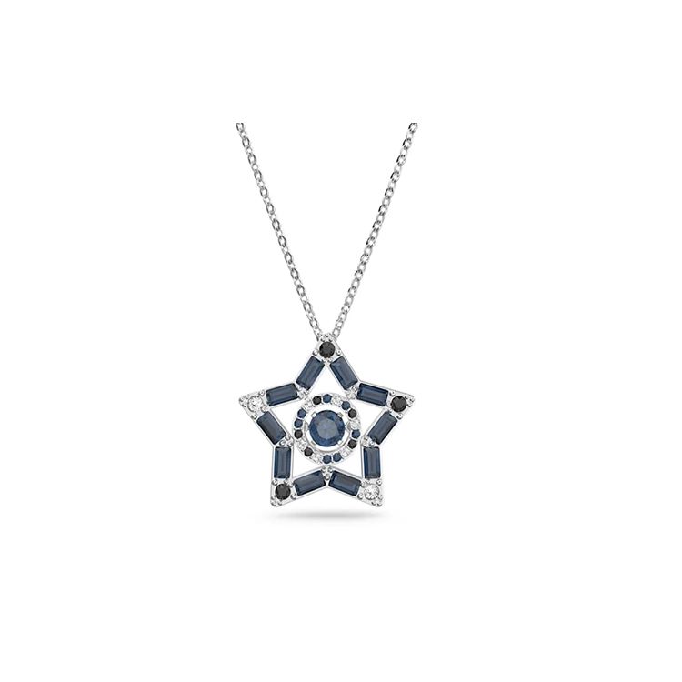 Swarovski Stella Star Jumping Shining Elegant Crystal Necklace Women necklace 5620787 Box (Random Color)