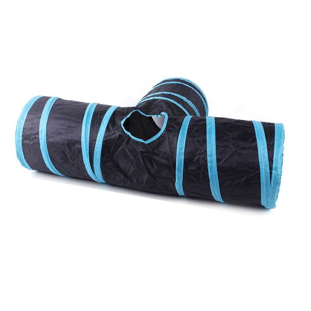 

Полиэстер+Стальная проволока Кошачье гнездо Дышащее Домашнее животное Веселая игрушка для игр Портативный Кошачий лабиринт Туннель Щенок Style-2