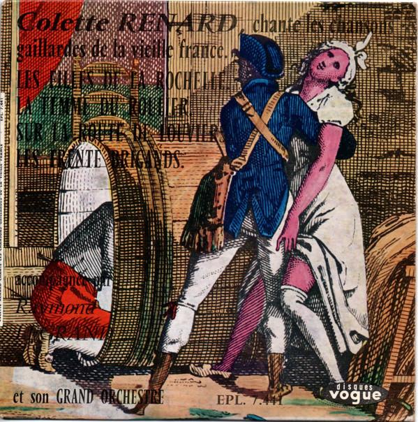 

7inch Record COLETTE RENARD Chansons Gaillardes De La Vieille F EPL7441 Disques Vogue 1958 France Pop Used
