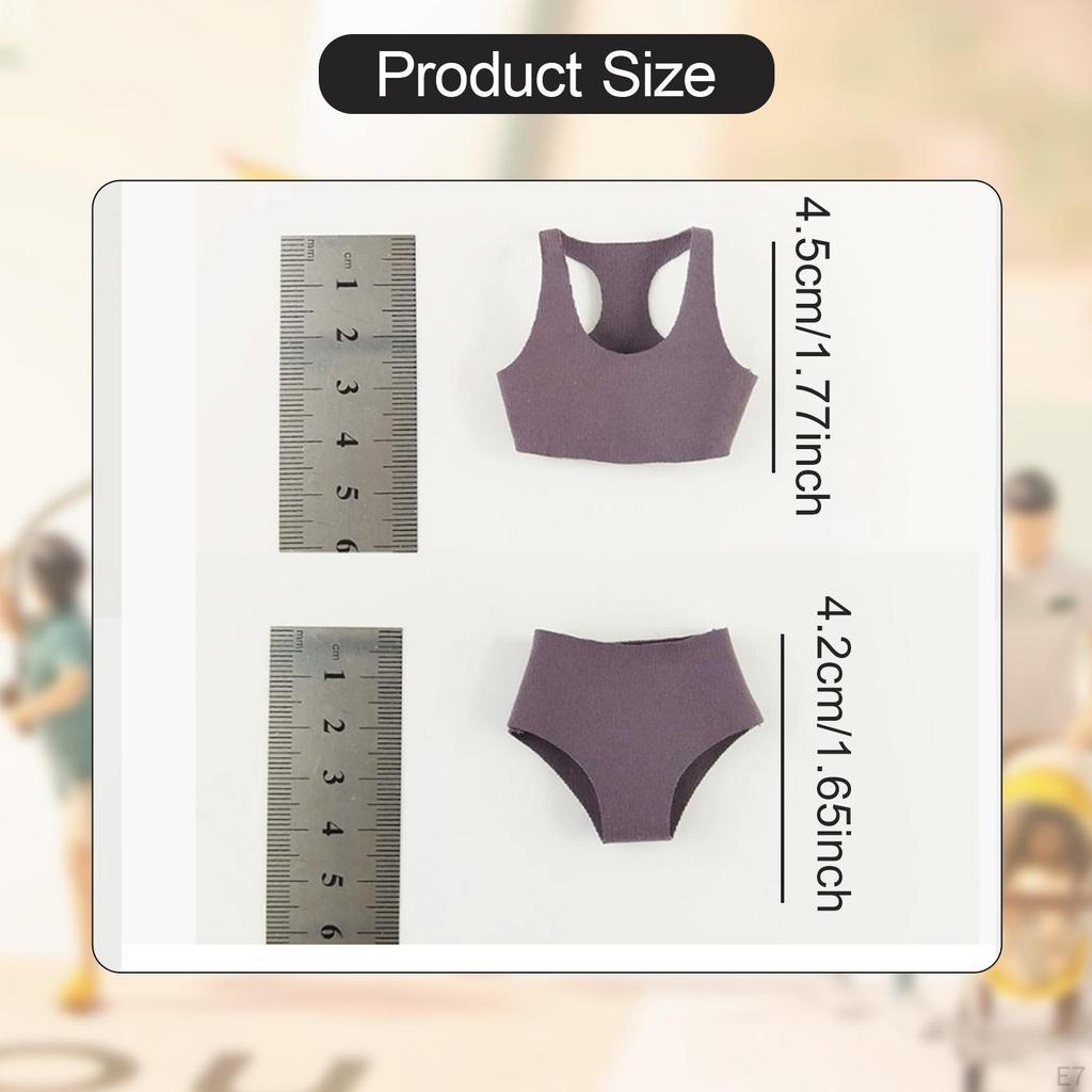 1/6 Scale Action Figure Clothing Set with Sleeveless Vest And Shorts